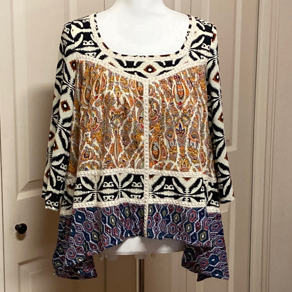 Freeway Boho Top Size M